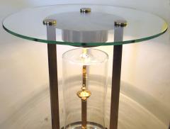 Dorothy Thorpe A Pair of American Glass and Brass Illuminated Side Tables by Dorothy Thorpe - 55128