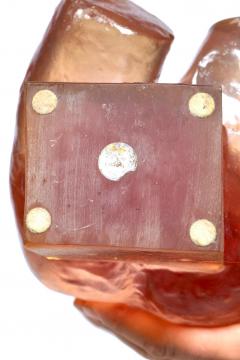 Dorothy Thorpe Dorothy Thorpe Rose Pink Resin Sculpture of Female Bust c 1965 - 4464782