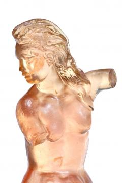 Dorothy Thorpe Dorothy Thorpe Rose Pink Resin Sculpture of Female Bust c 1965 - 4464784