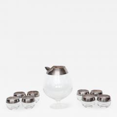 Dorothy Thorpe Dorothy Thorpe Sterling Silver Rimmed Cocktail Set - 1167152