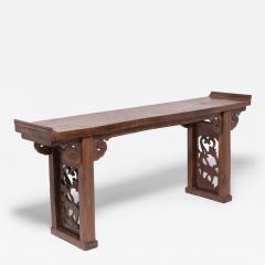 Double Deer Plank Top Altar with Everted Ends - 4214156