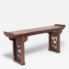 Double Deer Plank Top Altar with Everted Ends - 4263559