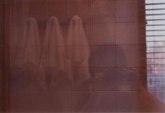 Double Exposure Of A Person In A Bathroom - 3189172
