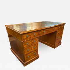 Double Pedestal Mahogany Desk 19th Century - 1783280