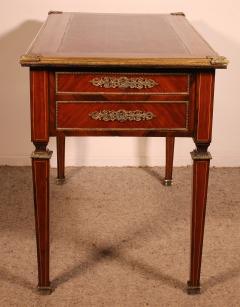 Double Sided Flat Desk Napoleon III Period Decorated With Bronzes - 3463826
