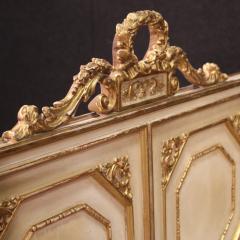 Double bed in Louis XVI style sculpted lacquered and gilded - 3923566