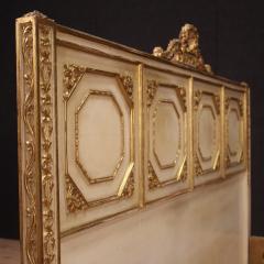 Double bed in Louis XVI style sculpted lacquered and gilded - 3923568