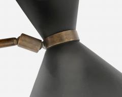 Double lighting diabolo wall light France circa 1950 - 4386827