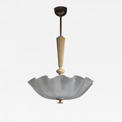 Double shaded frosted glass pendant - 3710754