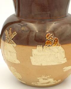 Doulton Bargeware Pitcher England 19th century - 4392340