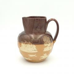Doulton Bargeware Pitcher England 19th century - 4393305