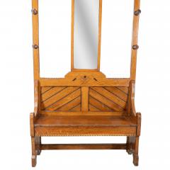 Dr C Dresser Style Of Aesthetic Movement Oak Hallstand with Floral Decoration - 4192961