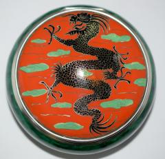 Dragon Box Enamel on Sterling Silver - 327115