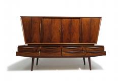 Dramatic Scandinavian Rosewood Credenza Sideboard - 4009465