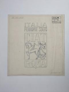 Drawing by Giovanni Gariboldi for Paolo Buffa - 4724064