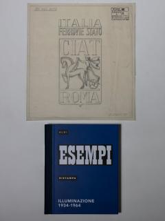 Drawing by Giovanni Gariboldi for Paolo Buffa - 4724068