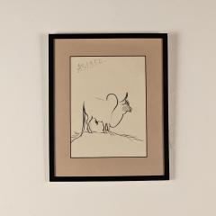 Drawing of a Bison by Anatoly Zverev - 3345512