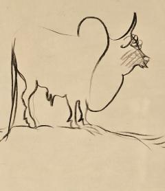 Drawing of a Bison by Anatoly Zverev - 3345516