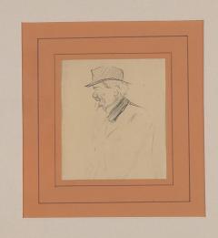 Drawing of a Man England circa 1900 - 4234171