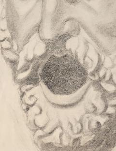 Drawing of a Man Italy circa 1870 - 4394054