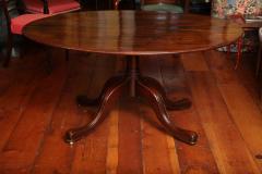 Drawn George III Oval Mahogany Tilt Top Breakfast Table - 3936976