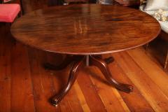 Drawn George III Oval Mahogany Tilt Top Breakfast Table - 3936977