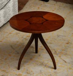 Drexel Marquetry Top Side Table - 3466222