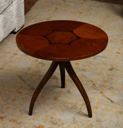 Drexel Marquetry Top Side Table - 3466223