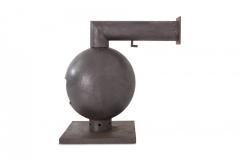 Dries Kreijkamp Brutalist Spherical Fireplace by Dries Kreijkamp in Cast Iron 1960s - 939910