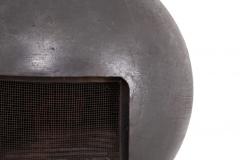 Dries Kreijkamp Brutalist Spherical Fireplace by Dries Kreijkamp in Cast Iron 1960s - 939911