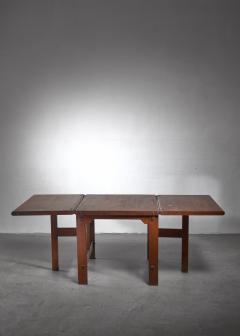 Drop leaf dining table Dutch design - 1257891