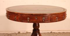 Drum Table In Mahogany From The 19th Century - 2986697