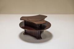 Dry Bar or Coffee Table in Mahogany Veneer by Gervasoni Italy 1960s - 3467835