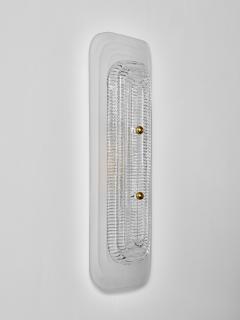 Dual Textures Murano Glass Wall Sconce - 4721020