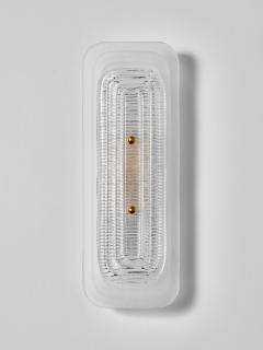 Dual Textures Murano Glass Wall Sconce - 4721023