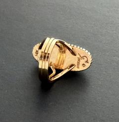 Duane Maktima Coral and Gold Ring - 4750458