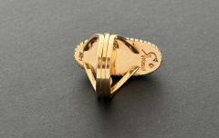 Duane Maktima Coral and Gold Ring - 4750459