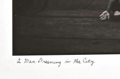 Duane Michals Framed Editioned Photograph A Man Dreaming in the City by Duane Michals - 3977534