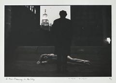 Duane Michals Framed Editioned Photograph A Man Dreaming in the City by Duane Michals - 3978472