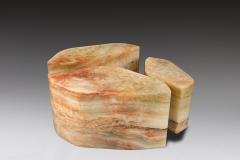 Duccio Maria Gambi Duccio Maria Gambi for Blend Set of three Onyx Stools Sidetables Italy 2021 - 2017704