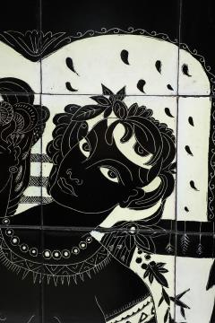 Due Donne Tiled Wall Panel - 4617754