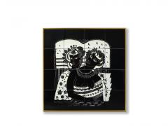 Due Donne Tiled Wall Panel - 4792865