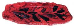 Duilio Dube Barnab Red Fontana Arte Center Piece or Wall Decoration by Dube  - 1001372