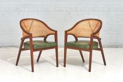 Dunbar Y Back Captain Armchairs by Edward Wormley 1950 - 2856423