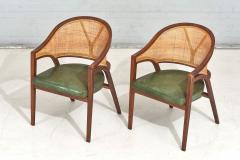 Dunbar Y Back Captain Armchairs by Edward Wormley 1950 - 2856425