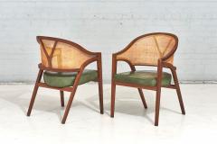 Dunbar Y Back Captain Armchairs by Edward Wormley 1950 - 2856426