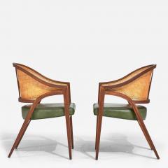 Dunbar Y Back Captain Armchairs by Edward Wormley 1950 - 2858865