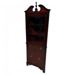 Duncan Phyfe Duncan Phyfe Mahogany 2 Door Corner Cabinet - 4397994