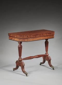 Duncan Phyfe FEDERAL MAHOGANY AND MAHOGANY VENEER CARD TABLE - 4766222