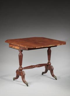 Duncan Phyfe FEDERAL MAHOGANY AND MAHOGANY VENEER CARD TABLE - 4766231